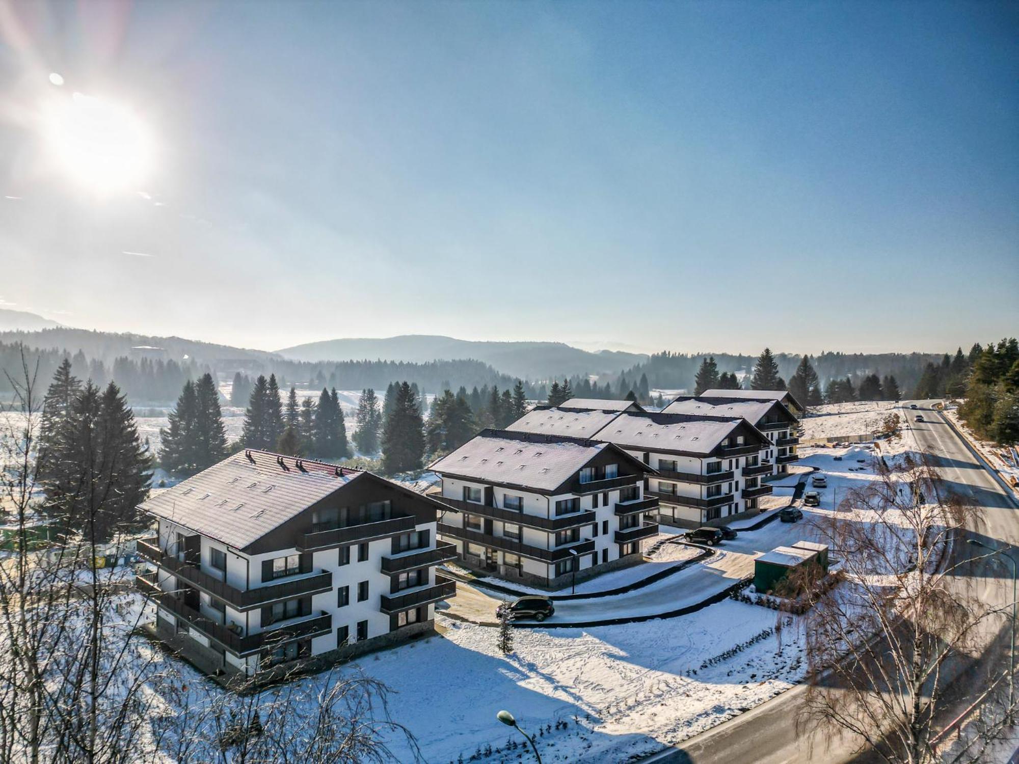 Albert Residence Aparthotel Grand Chalet With Free Spa Access To Alpin Resort Пояна-Брашов Екстер'єр фото